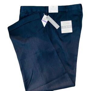 Perry Ellis Luxe Navy Blue Men's Dress Pants